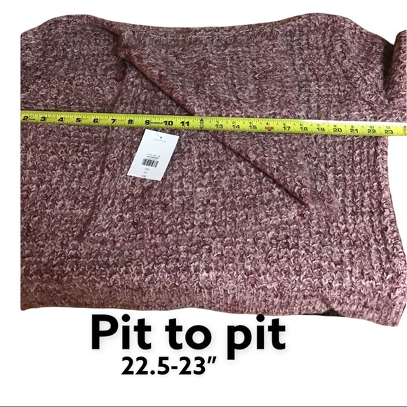TOPSHOP PINK LOFTY ENVELOPE NECK SWEATER sz 8 US - Picture 7 of 9